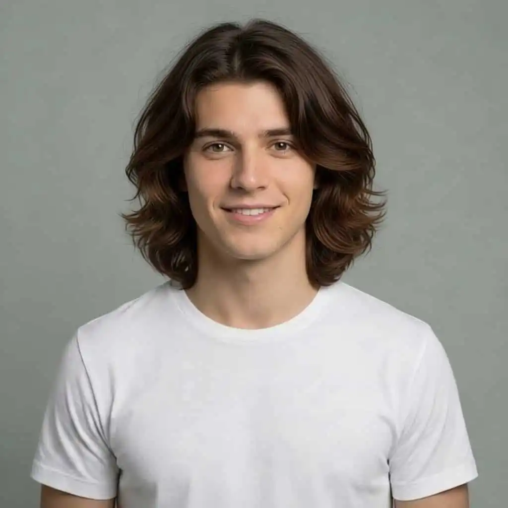 Hair style Medium Tousled Layers